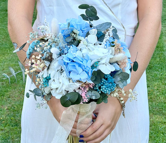 Ramo Novia Laureen con Hortensias